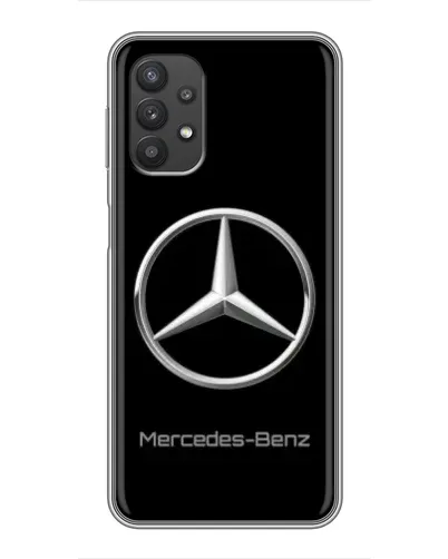Чехол для Samsung Galaxy A32 с картинкой «Mercedes Silver Logo»