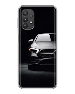Чехол для Samsung Galaxy A32 с картинкой «Свет фар Mercedes»