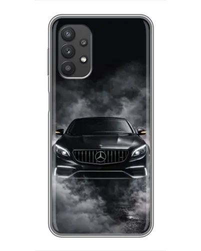 Чехол для Samsung Galaxy A32 с картинкой «Mercedes в дыму»