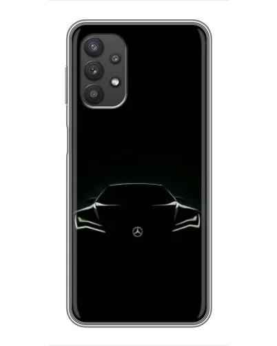 Чехол для Samsung Galaxy A32 с картинкой «Mercedes — силуэт авто» Чехол для Samsung Galaxy A32 с картинкой «Mercedes — силуэт авто»