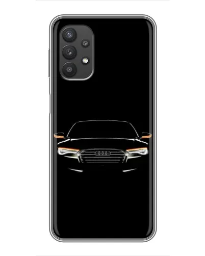 Чехол для Samsung Galaxy A32 с картинкой «Audi — ночной контур»