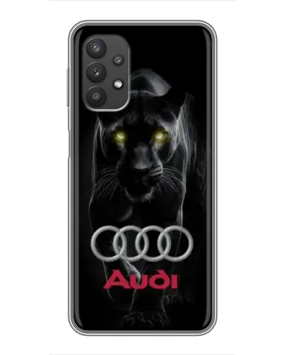 Чехол для Samsung Galaxy A32 с картинкой «Пантера и Audi»