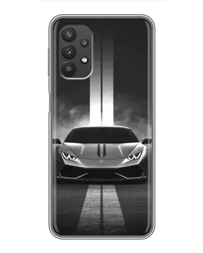 Чехол для Samsung Galaxy A32 с картинкой «Lamborghini симметрия дорог»