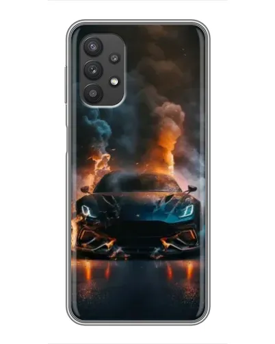 Чехол для Samsung Galaxy A32 с картинкой «Lamborghini дымная эстетика»
