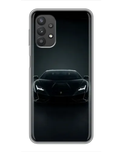 Чехол для Samsung Galaxy A32 с картинкой «Черный Lamborghini Aventador»