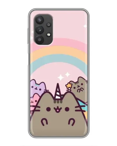 Чехол для Samsung Galaxy A32 с картинкой «Единорог Pusheen»