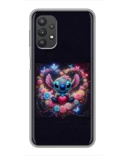 Чехол для Samsung Galaxy A32 с картинкой «Stitch в цветах» Чехол для Samsung Galaxy A32 с картинкой «Stitch в цветах»