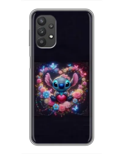 Чехол для Samsung Galaxy A32 с картинкой «Stitch в цветах» Чехол для Samsung Galaxy A32 с картинкой «Stitch в цветах»