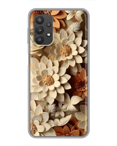 Чехол для Samsung Galaxy A32 с картинкой «Бежевый флористический декор» Чехол для Samsung Galaxy A32 с картинкой «Бежевый флористический декор»