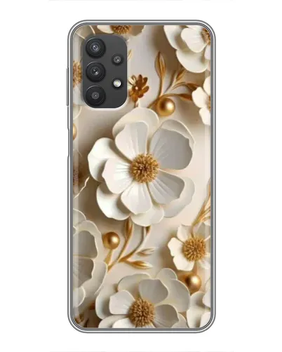 Чехол для Samsung Galaxy A32 с картинкой «Белие бумажние цвети» Чехол для Samsung Galaxy A32 с картинкой «Белие бумажние цвети»