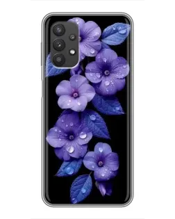 Чехол для Samsung Galaxy A32 с картинкой «Фиолетовые цветы с росою» Чехол для Samsung Galaxy A32 с картинкой «Фиолетовые цветы с росою»