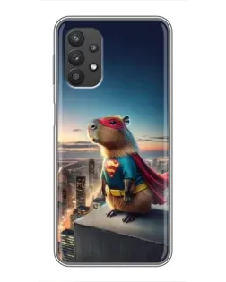 Чехол для Samsung Galaxy A32 с картинкой «Капи-мен супергерой» Чехол для Samsung Galaxy A32 с картинкой «Капи-мен супергерой»