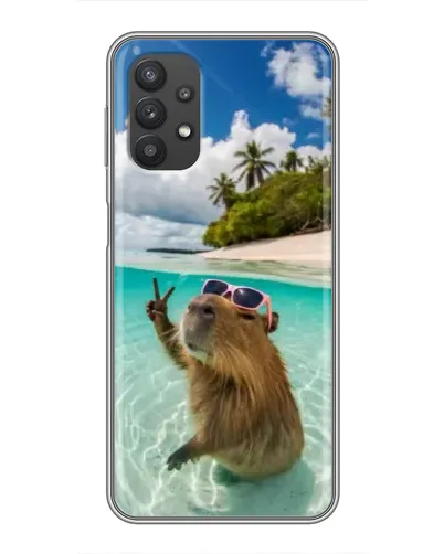 Чехол для Samsung Galaxy A32 с картинкой «Капибара на море» Чехол для Samsung Galaxy A32 с картинкой «Капибара на море»