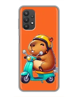Чехол для Samsung Galaxy A32 с картинкой «Капибара на скутере» Чехол для Samsung Galaxy A32 с картинкой «Капибара на скутере»