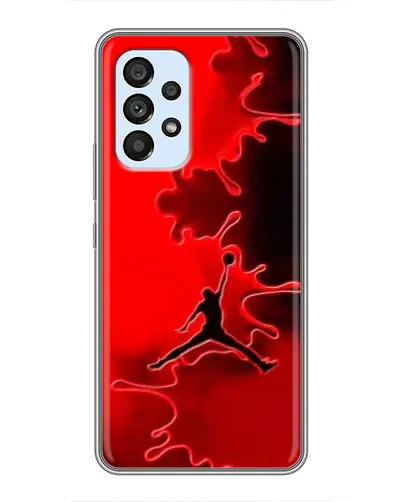 Чехол для Samsung Galaxy A33 (5G) с картинкой «Jordan Red Smoke»