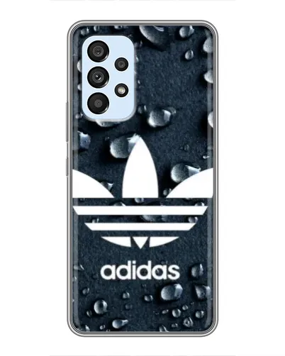 Чехол для Samsung Galaxy A33 (5G) с картинкой «Adidas Trefoil Blue» Чехол для Samsung Galaxy A33 (5G) с картинкой «Adidas Trefoil Blue»