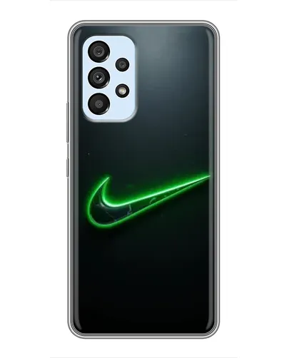 Чехол для Samsung Galaxy A33 (5G) с картинкой «Неоновый контур Nike»