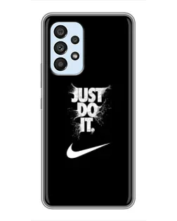 Чехол для Samsung Galaxy A33 (5G) с картинкой «Текстовый принт Nike» Чехол для Samsung Galaxy A33 (5G) с картинкой «Текстовый принт Nike»