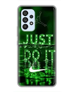 Чехол для Samsung Galaxy A33 (5G) с картинкой «Зеленый неоновый Nike» Чехол для Samsung Galaxy A33 (5G) с картинкой «Зеленый неоновый Nike»