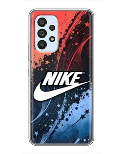 Чехол для Samsung Galaxy A33 (5G) с картинкой «Градиентный принт Найк» Чехол для Samsung Galaxy A33 (5G) с картинкой «Градиентный принт Найк»