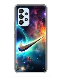 Чехол для Samsung Galaxy A33 (5G) с картинкой «Космический Nike Swoosh» Чехол для Samsung Galaxy A33 (5G) с картинкой «Космический Nike Swoosh»
