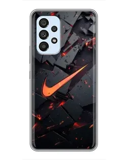 Чехол для Samsung Galaxy A33 (5G) с картинкой «Nike — эффект разломов» Чехол для Samsung Galaxy A33 (5G) с картинкой «Nike — эффект разломов»