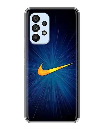 Чехол для Samsung Galaxy A33 (5G) с картинкой «Синий пульс Nike» Чехол для Samsung Galaxy A33 (5G) с картинкой «Синий пульс Nike»