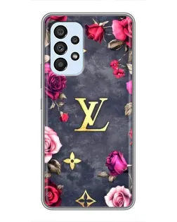 Чехол для Samsung Galaxy A33 (5G) с картинкой «Цветочный Louis Vuitton»