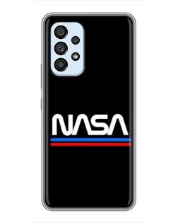 Чехол для Samsung Galaxy A33 (5G) с картинкой «NASA — классика Red Blue» Чехол для Samsung Galaxy A33 (5G) с картинкой «NASA — классика Red Blue»