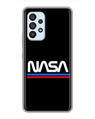 Чехол для Samsung Galaxy A33 (5G) с картинкой «NASA — классика Red Blue» Чехол для Samsung Galaxy A33 (5G) с картинкой «NASA — классика Red Blue»