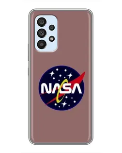 Чехол для Samsung Galaxy A33 (5G) с картинкой «NASA — ретро космос» Чехол для Samsung Galaxy A33 (5G) с картинкой «NASA — ретро космос»