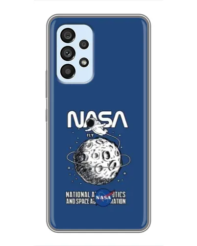 Чехол для Samsung Galaxy A33 (5G) с картинкой «NASA — лунная миссия» Чехол для Samsung Galaxy A33 (5G) с картинкой «NASA — лунная миссия»