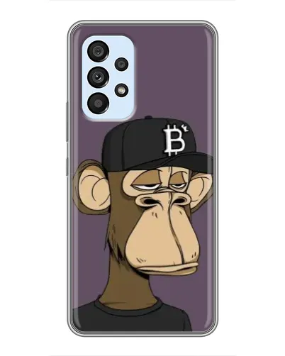 Чехол для Samsung Galaxy A33 (5G) с картинкой «Bored Ape в кепке» Чехол для Samsung Galaxy A33 (5G) с картинкой «Bored Ape в кепке»
