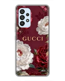 Чехол для Samsung Galaxy A33 (5G) с картинкой «Gucci — бордовые розы» Чехол для Samsung Galaxy A33 (5G) с картинкой «Gucci — бордовые розы»