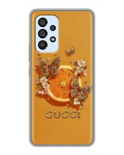 Чехол для Samsung Galaxy A33 (5G) с картинкой «Gucci — золотые бабочки» Чехол для Samsung Galaxy A33 (5G) с картинкой «Gucci — золотые бабочки»