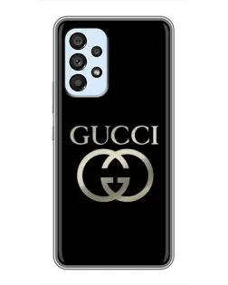 Чехол для Samsung Galaxy A33 (5G) с картинкой «Gucci — золото на черном» Чехол для Samsung Galaxy A33 (5G) с картинкой «Gucci — золото на черном»