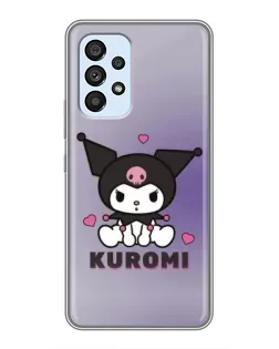 Чохол для Samsung Galaxy A33 (5G) з картинкою «Kuromi — фіолетовий арт»