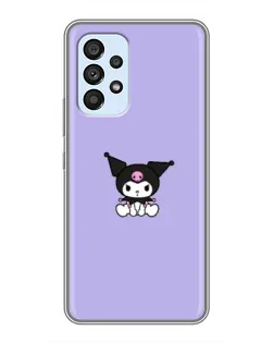 Чохол для Samsung Galaxy A33 (5G) з картинкою «Kuromi — фіолетовий мінімалізм»
