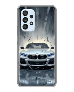 Чехол для Samsung Galaxy A33 (5G) с картинкой «BMW в свете фар» Чехол для Samsung Galaxy A33 (5G) с картинкой «BMW в свете фар»