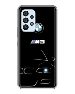 Чехол для Samsung Galaxy A33 (5G) с картинкой «Минималистичный принт BMW M3» Чехол для Samsung Galaxy A33 (5G) с картинкой «Минималистичный принт BMW M3»