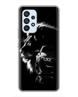 Чехол для Samsung Galaxy A33 (5G) с картинкой «BMW и лев» Чехол для Samsung Galaxy A33 (5G) с картинкой «BMW и лев»