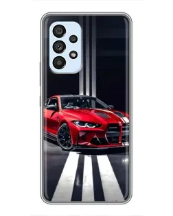 Чехол для Samsung Galaxy A33 (5G) с картинкой «Красная BMW на дороге» Чехол для Samsung Galaxy A33 (5G) с картинкой «Красная BMW на дороге»