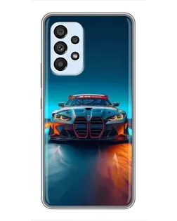Чехол для Samsung Galaxy A33 (5G) с картинкой «BMW — огни неона» Чехол для Samsung Galaxy A33 (5G) с картинкой «BMW — огни неона»