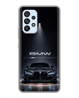 Чехол для Samsung Galaxy A33 (5G) с картинкой «BMW сквозь ночной город» Чехол для Samsung Galaxy A33 (5G) с картинкой «BMW сквозь ночной город»