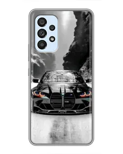 Чехол для Samsung Galaxy A33 (5G) с картинкой «BMW — акварельный дрифт» Чехол для Samsung Galaxy A33 (5G) с картинкой «BMW — акварельный дрифт»