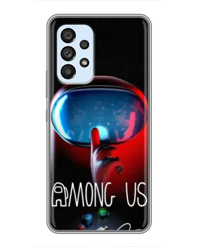 Чехол для Samsung Galaxy A33 (5G) с картинкой «Красный импостер — макро» Чехол для Samsung Galaxy A33 (5G) с картинкой «Красный импостер — макро»