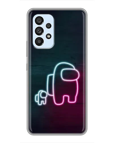 Чехол для Samsung Galaxy A33 (5G) с картинкой «Among Us неон-арт» Чехол для Samsung Galaxy A33 (5G) с картинкой «Among Us неон-арт»