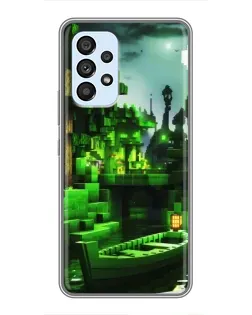 Чехол для Samsung Galaxy A33 (5G) с картинкой «Minecraft лесной пейзаж» Чехол для Samsung Galaxy A33 (5G) с картинкой «Minecraft лесной пейзаж»