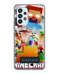 Чехол для Samsung Galaxy A33 (5G) с картинкой «Minecraft герои игры» Чехол для Samsung Galaxy A33 (5G) с картинкой «Minecraft герои игры»