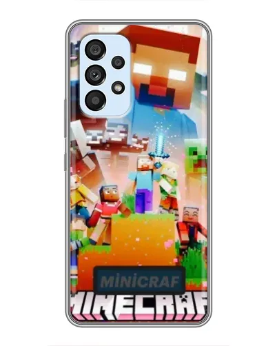 Чехол для Samsung Galaxy A33 (5G) с картинкой «Minecraft герои игры» Чехол для Samsung Galaxy A33 (5G) с картинкой «Minecraft герои игры»